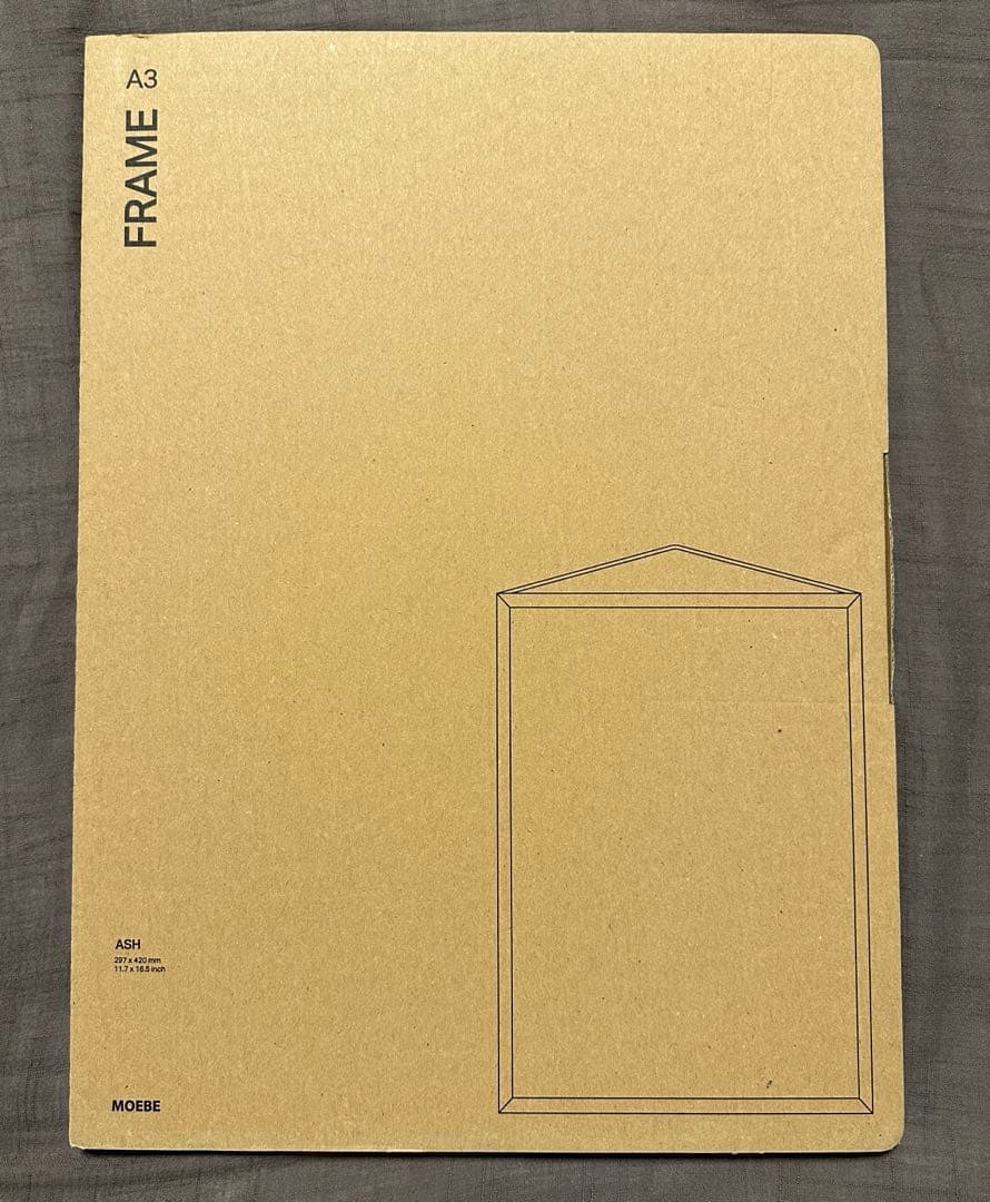 新品未使用　MOEBE フレーム A3 アッシュ