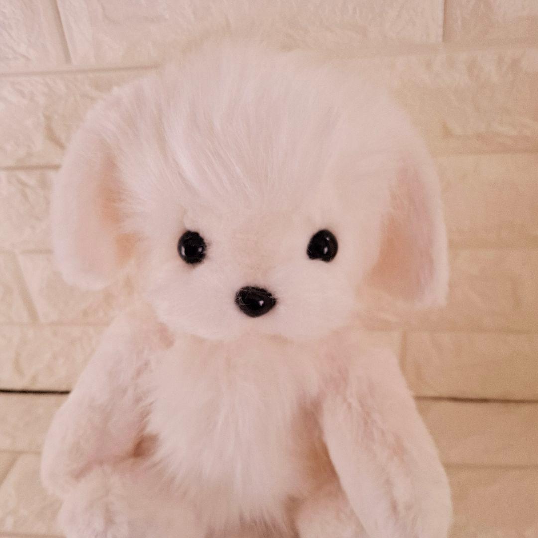 26.ぬいぐるみ、テディマルチーズ、犬、ハンドメイド、オリジナル、抱きしめられる