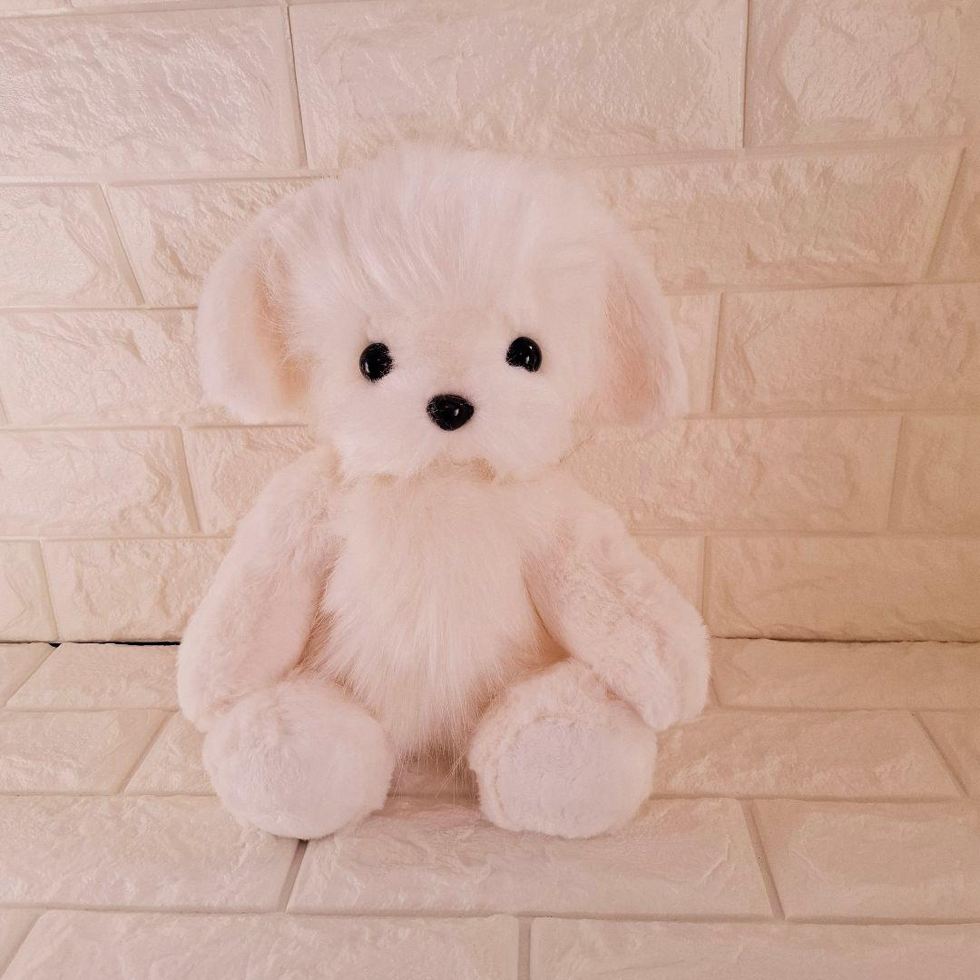 26.ぬいぐるみ、テディマルチーズ、犬、ハンドメイド、オリジナル、抱きしめられる