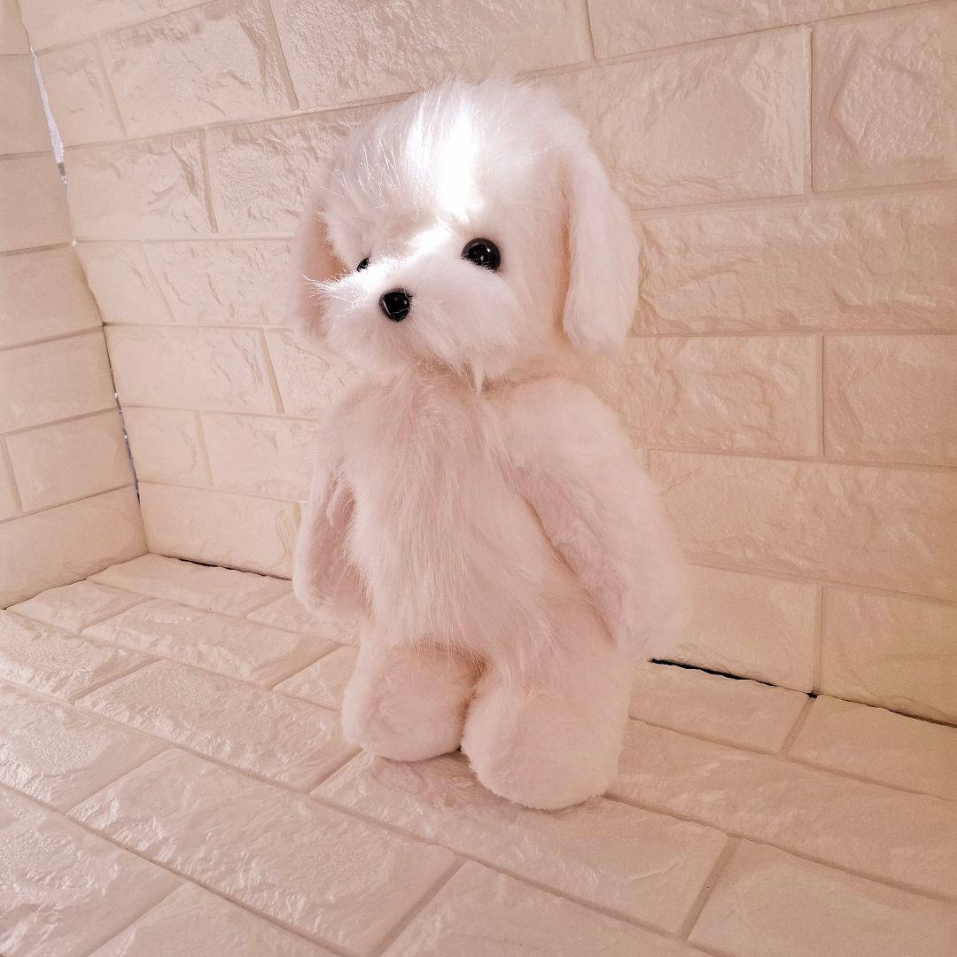 26.ぬいぐるみ、テディマルチーズ、犬、ハンドメイド、オリジナル、抱きしめられる