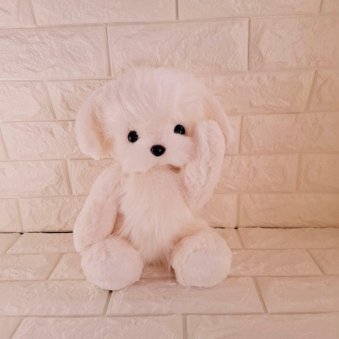 26.ぬいぐるみ、テディマルチーズ、犬、ハンドメイド、オリジナル、抱きしめられる