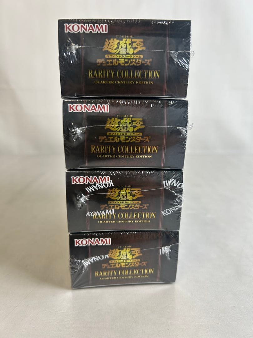 遊戯王OCG RARITY COLLECTION 4BOX セット 25th