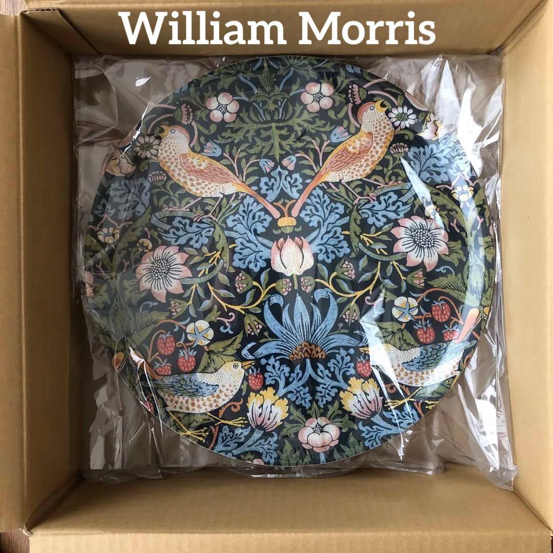 スウェーデン製トレイ　38cm ウィリアムモリス　ストロベリーシーフ