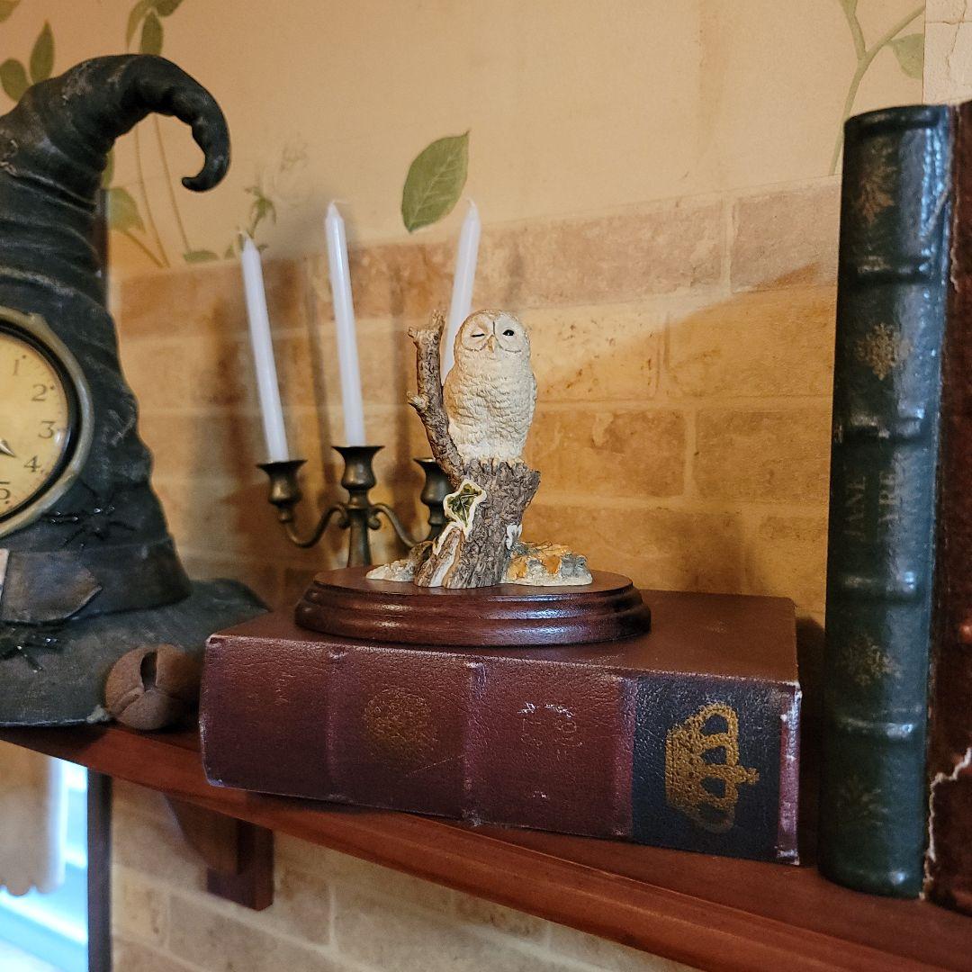 ご契約済みです！　　90'sヴィンテージ英国　ボーダーファインアーツ製フクロウ