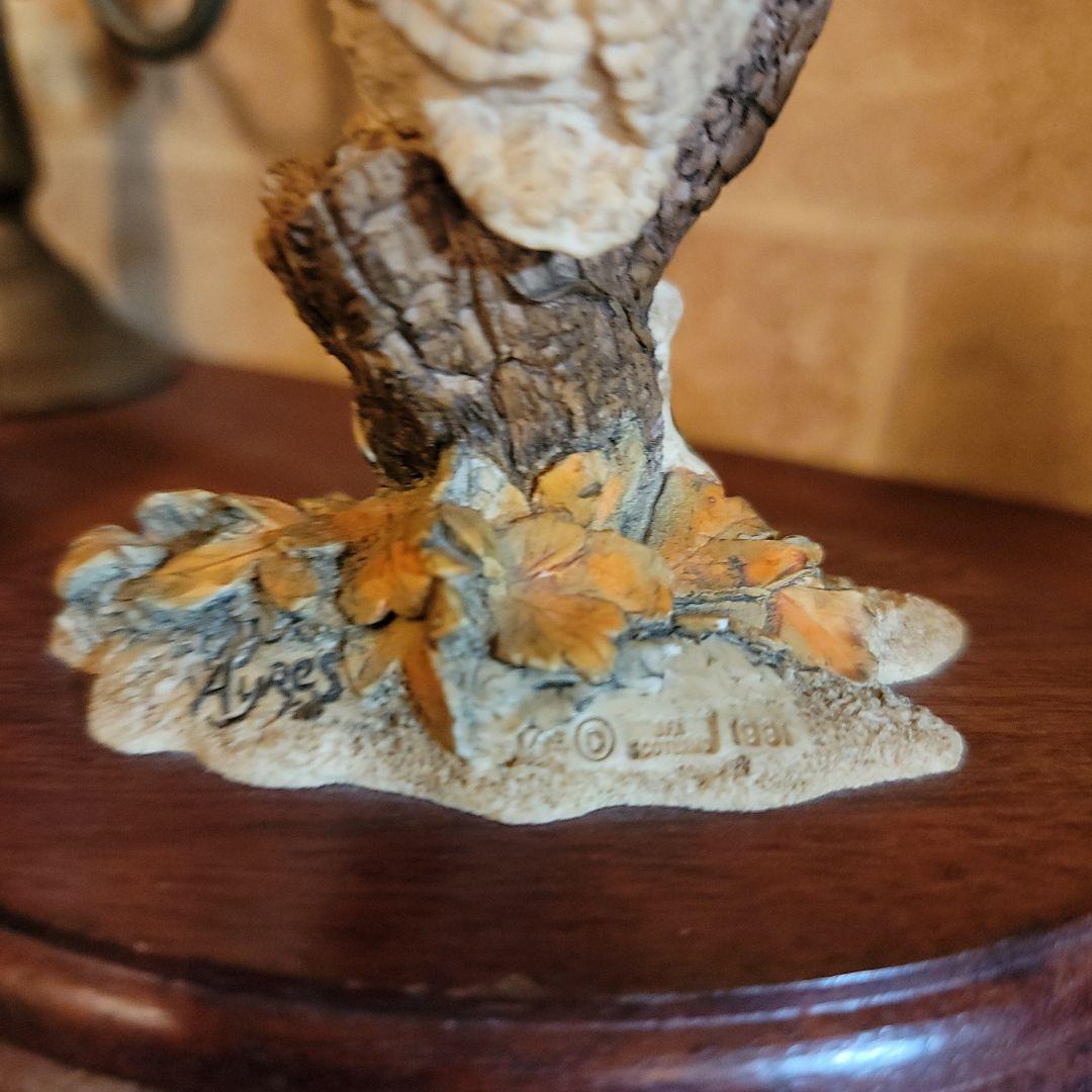 ご契約済みです！　　90'sヴィンテージ英国　ボーダーファインアーツ製フクロウ