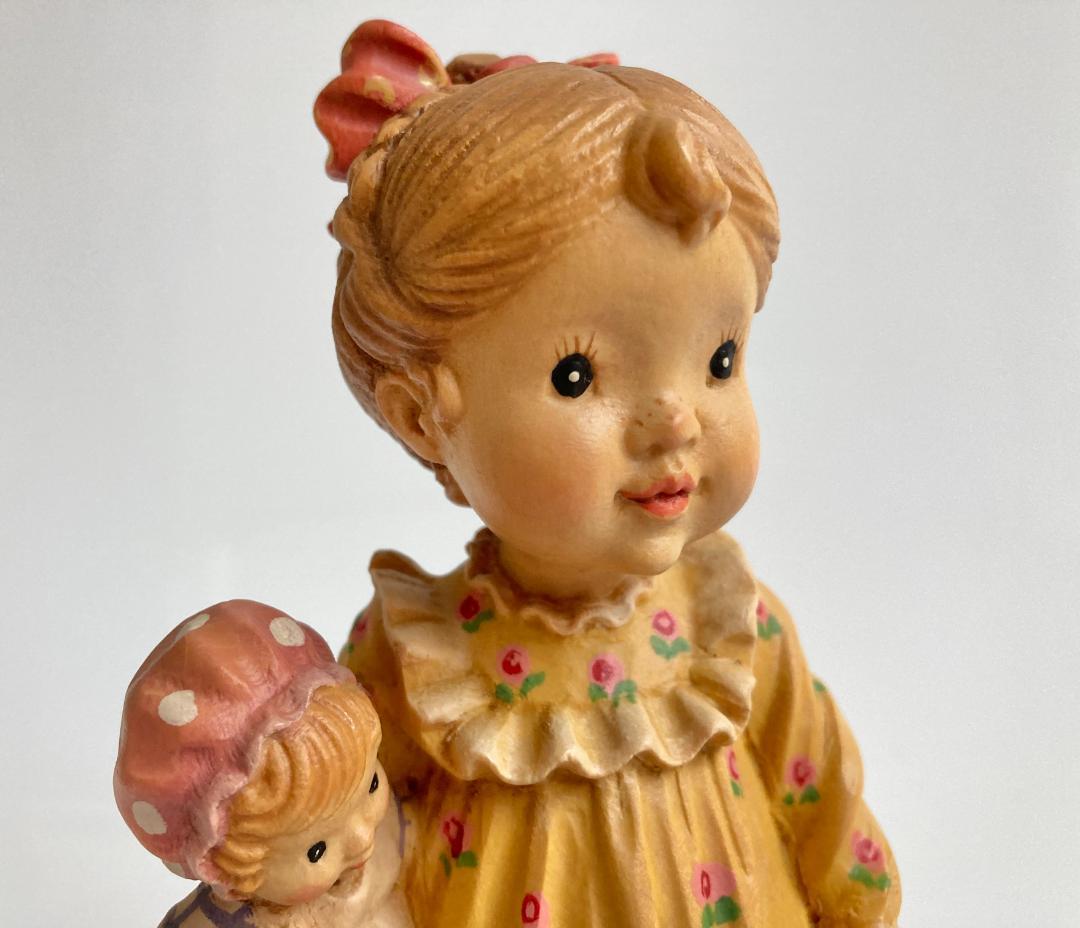 ANRI アンリ Nightie Night 木彫り人形 サラ・ケイ 17cm