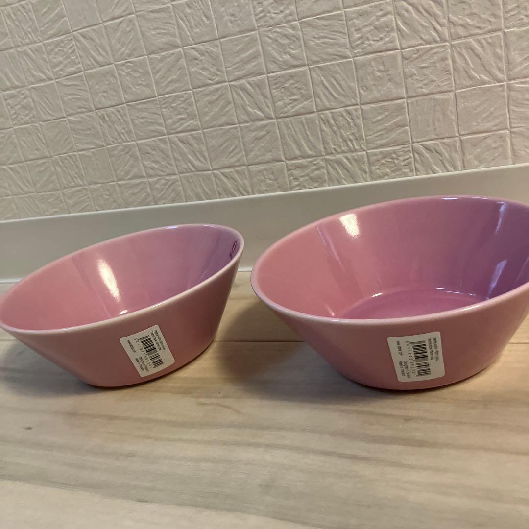 ボウル ローズ イッタラ  ティーマ 限定色 ピンク セット2点