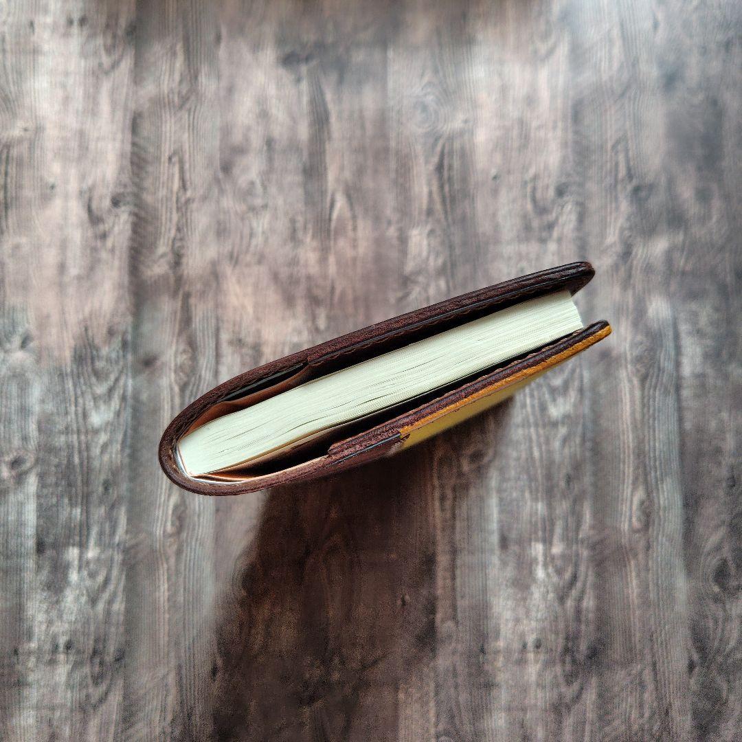 ハンドメイド 本革 ノートカバー 手帳カバー