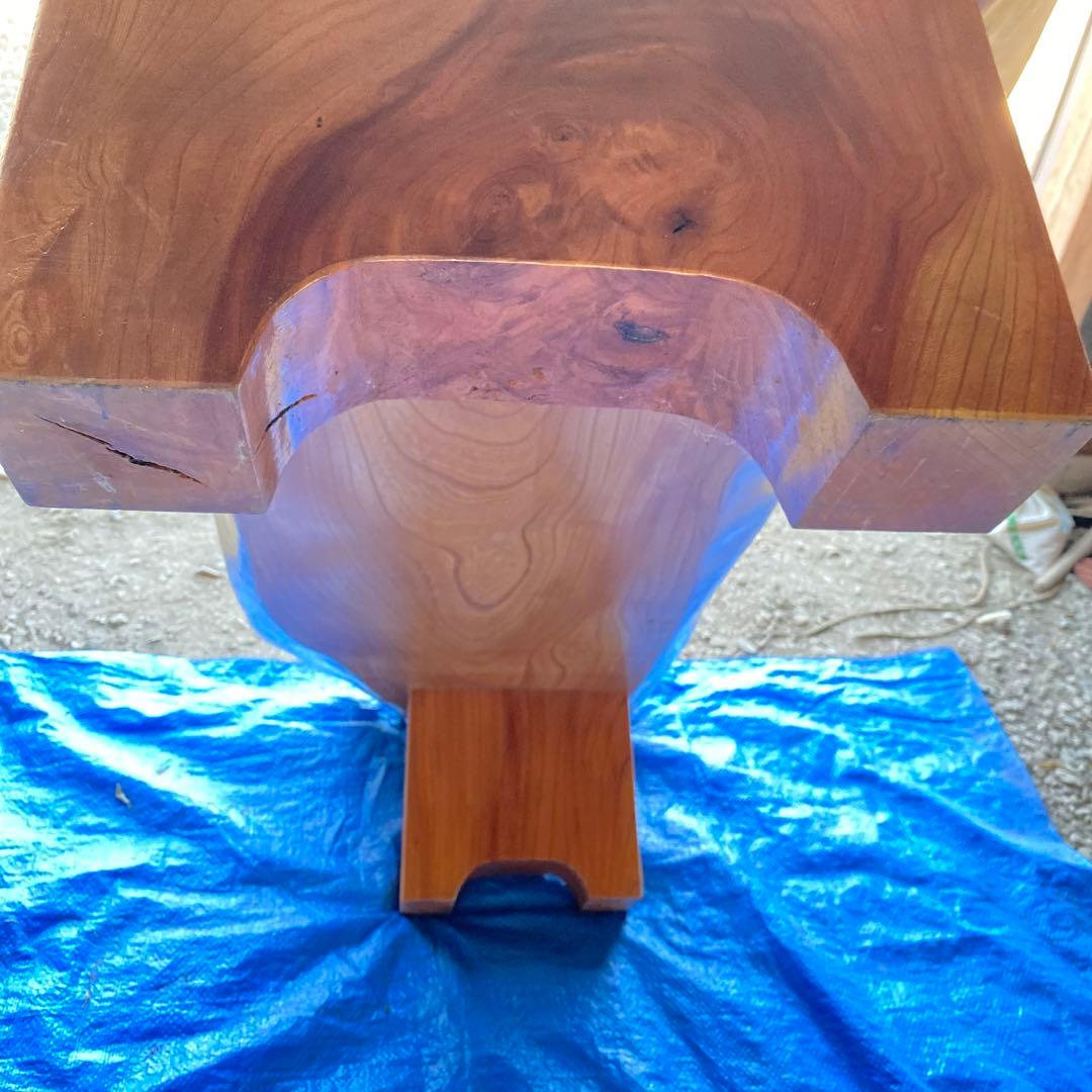 ③ 座卓 ダイニング テーブル 天然木 一枚板 ちゃぶ台