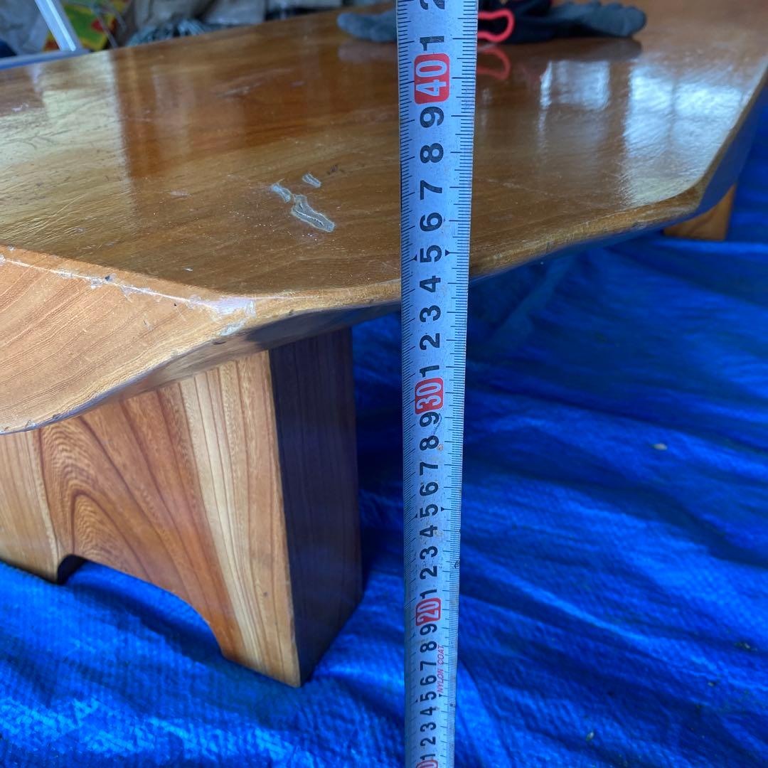 ③ 座卓 ダイニング テーブル 天然木 一枚板 ちゃぶ台