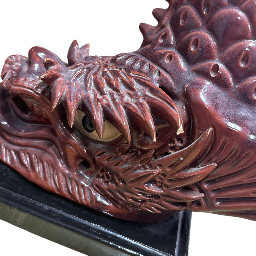鯱鉾（シャチホコ）　置物　淡路瓦龍　魔除　鬼瓦　古民家　縁起物　厄除け