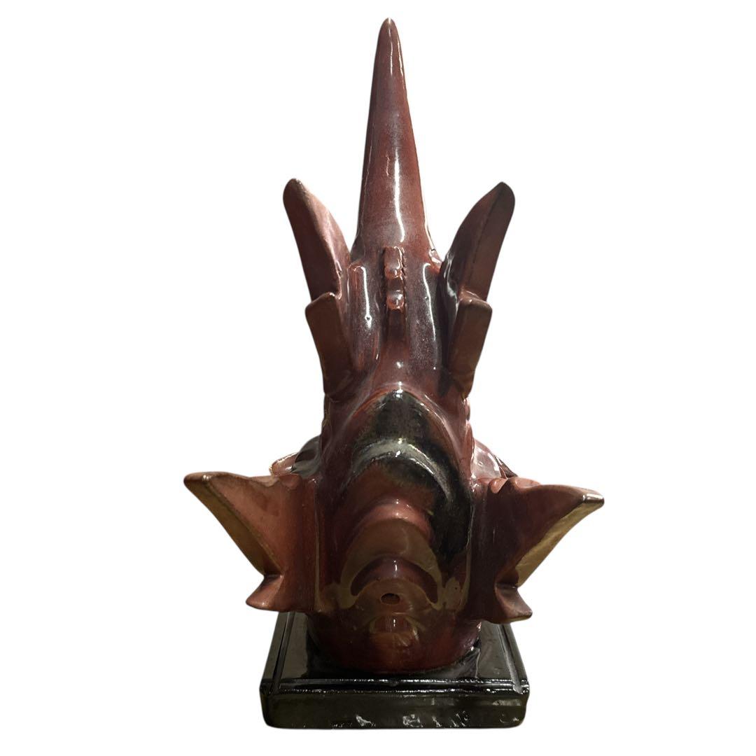 鯱鉾（シャチホコ）　置物　淡路瓦龍　魔除　鬼瓦　古民家　縁起物　厄除け