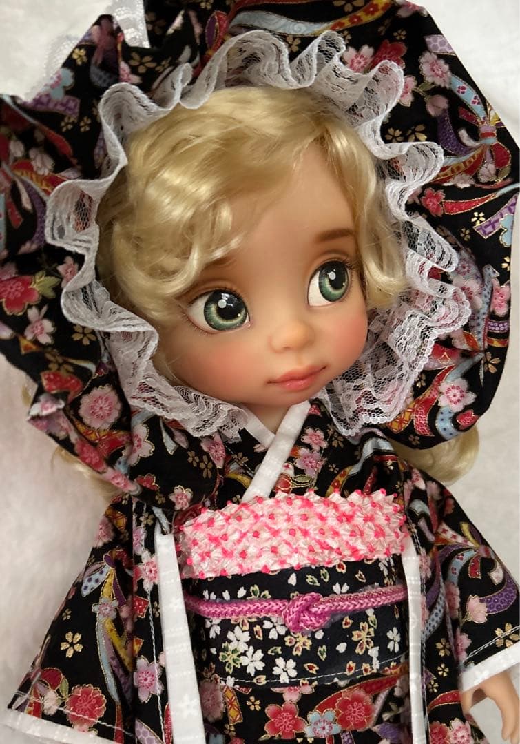 アニメータードール用ボンネット着物新作