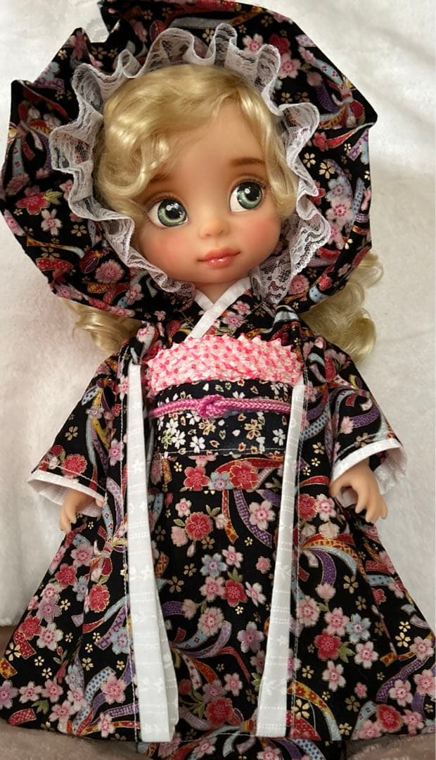 アニメータードール用ボンネット着物新作