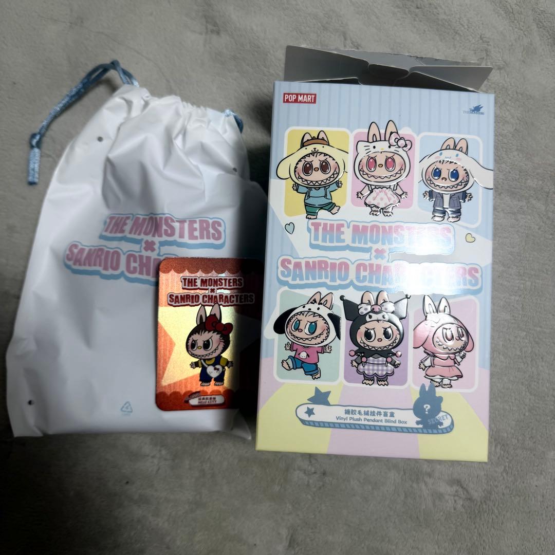 POPMART LABUBU サンリオ シークレット ハローキティ
