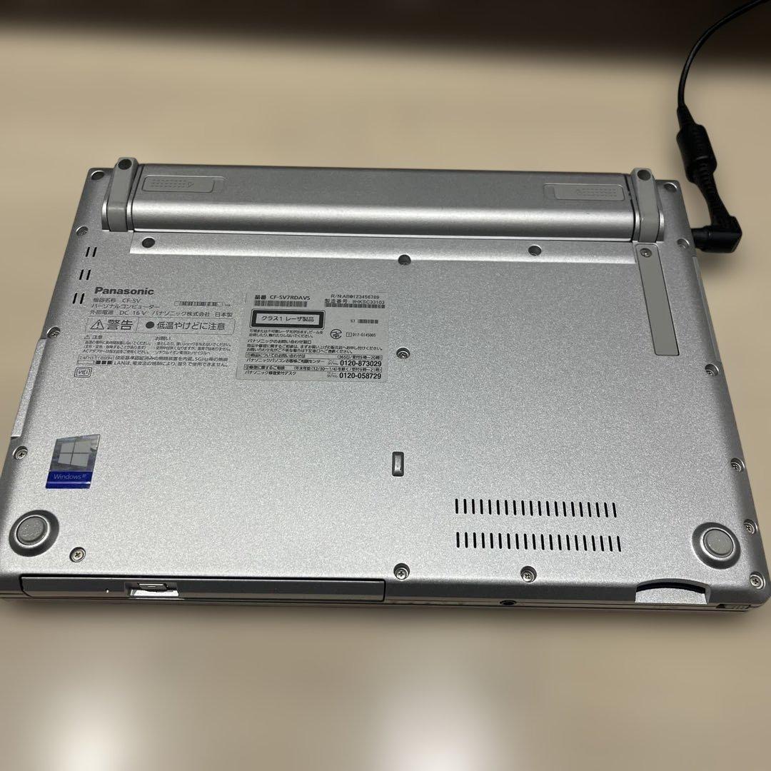 Windowsノート本体 Panasonic Let's note CF-SV7