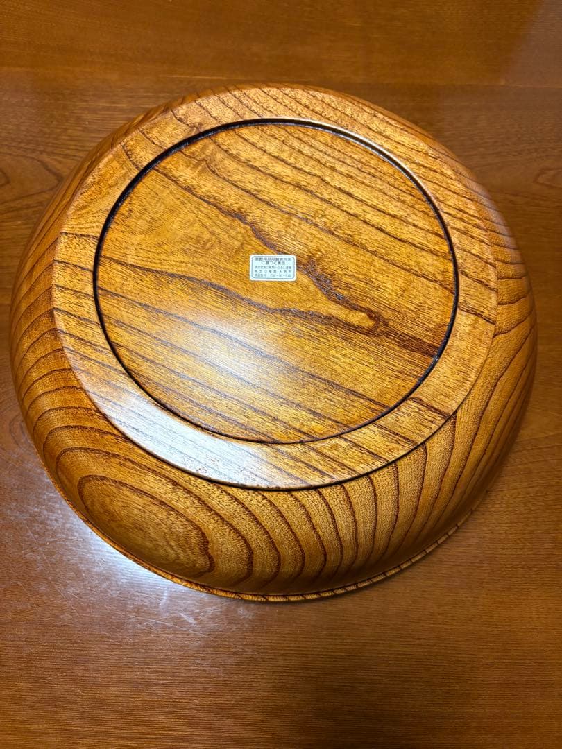 【未使用】こね鉢　捏鉢　約36cm 欅ケヤキ　蕎麦打ち　手打ち蕎麦　そば打ち