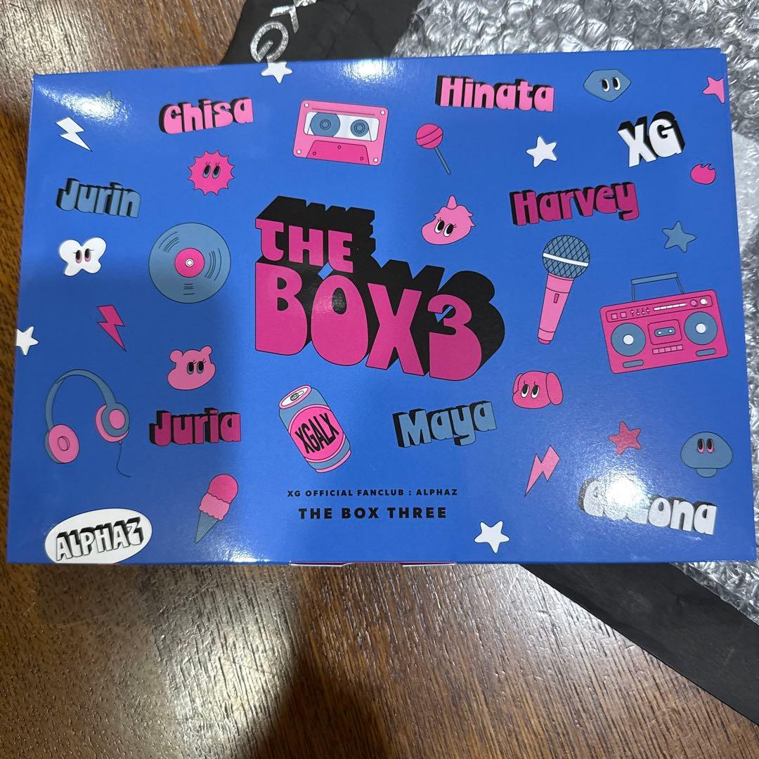 XG THE BOX 3 ファンクラブグッズ