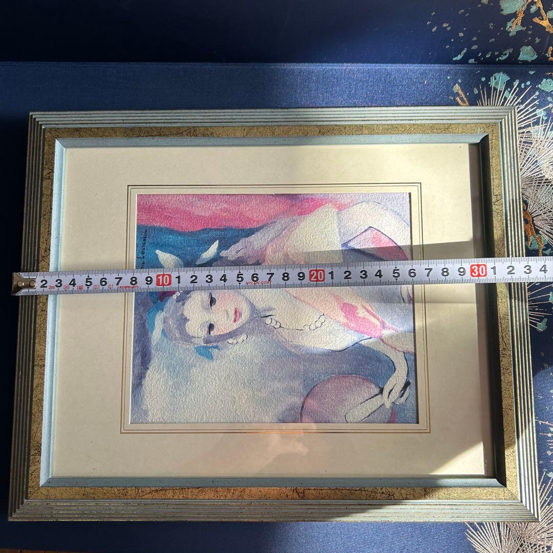 M*I様 マリー・ローランサン Marie Laurencin 絵画 扇をもつ若