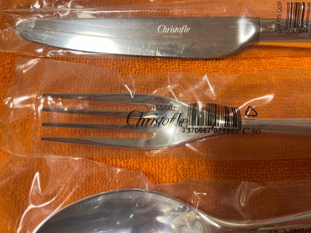 クリストフル　ムード　プレシャス　24pcs ローズゴールド　カトラリーセット