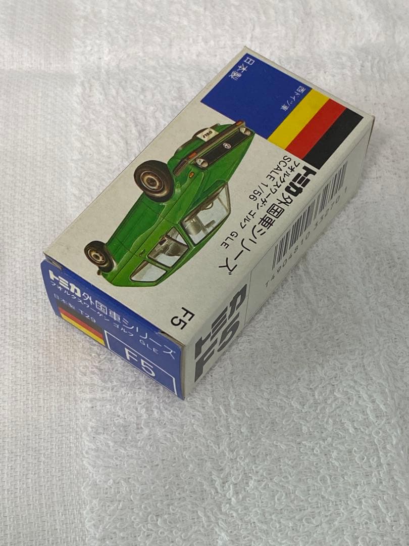 トミカ外国車シリーズ、フォルクスワーゲンゴルフGLE 青箱　グループＡフェア。