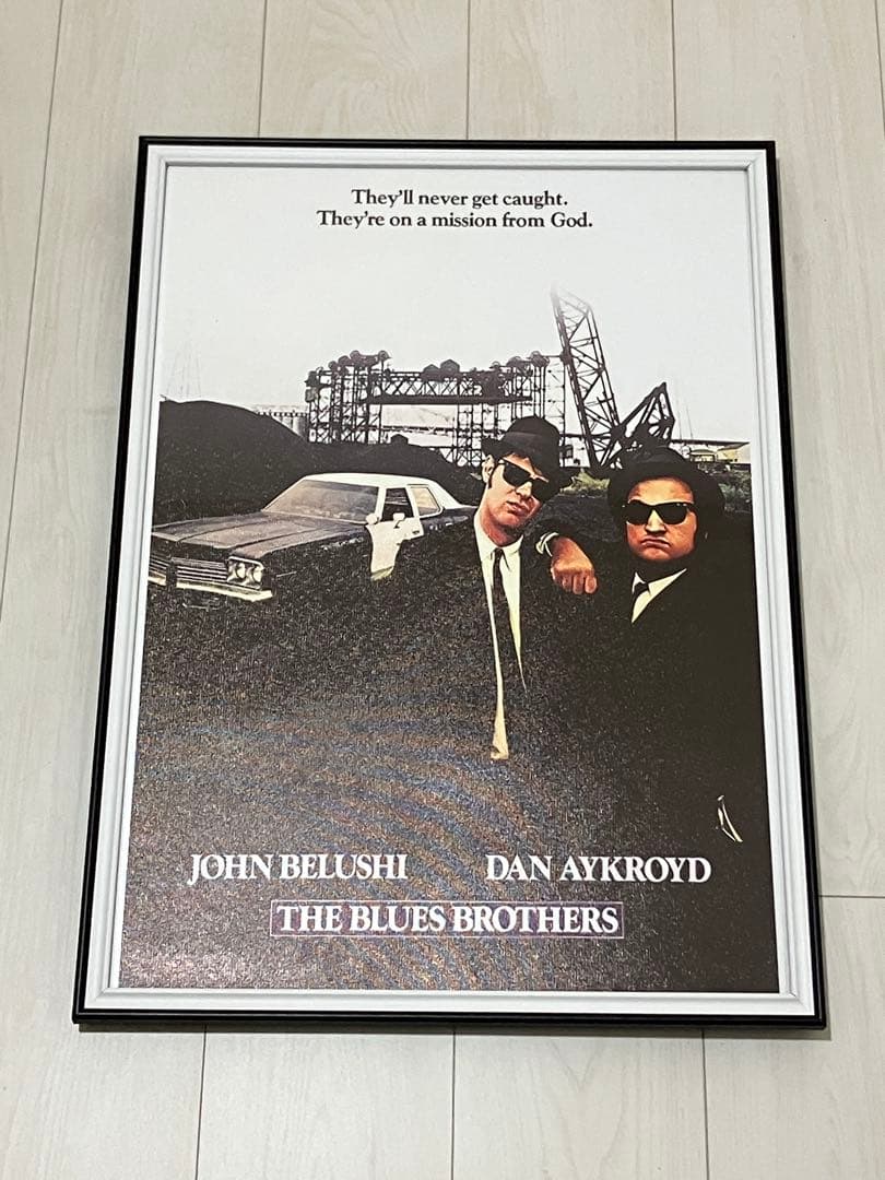 【額縁付き】 Blues Brothers（ブルース・ブラザーズ）A2ポスター