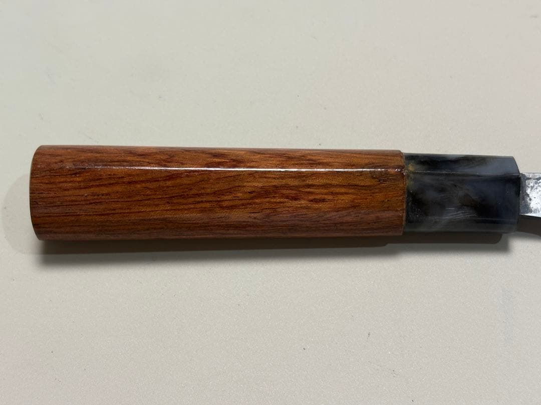 トヨクニ 晶之作 青紙スーパー 黒打ち 土佐柳包丁 17cm