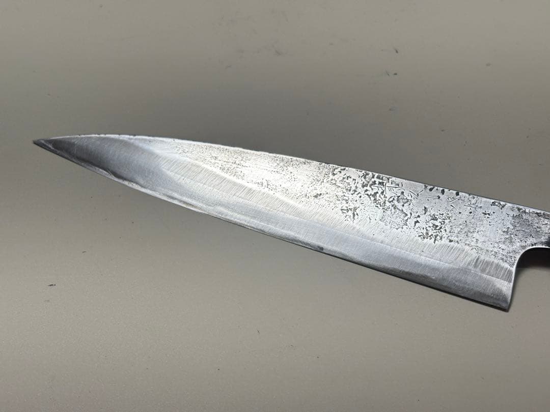 トヨクニ 晶之作 青紙スーパー 黒打ち 土佐柳包丁 17cm