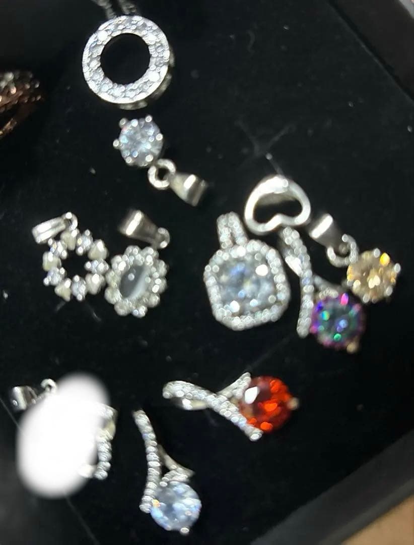 AAAのCZシルバーペンダントヘッド10点以上