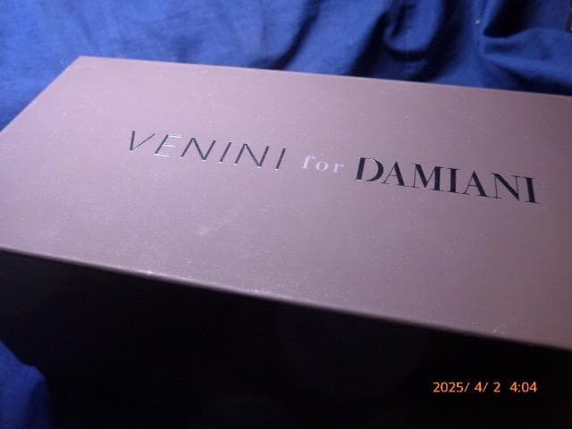 ヴェニーニのシャンパングラス/ボリチーネ２客。「ダミアーニ」への限定品、未使用