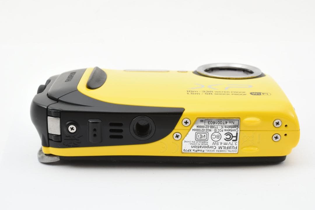 【美品】FUJIFILM FINEPIX XP70　イエロー　動作確認済