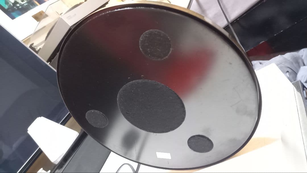 ヴィンテージ　シック　モダン　真鍮　フレーム　摺り硝子　シェード　フロアランプ