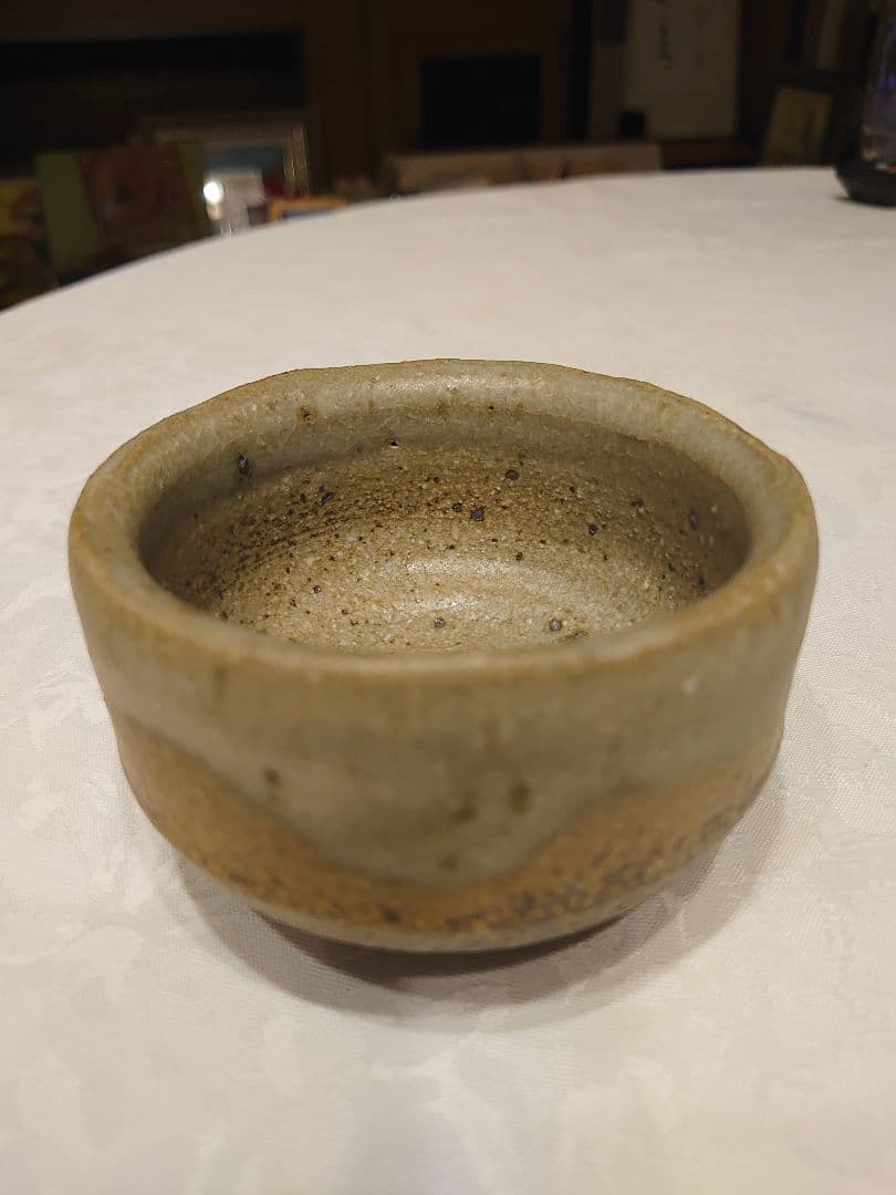 陶器製カラフル茶碗３個セット ロクロ作品 ２０２５年作。陶芸家(たまご)