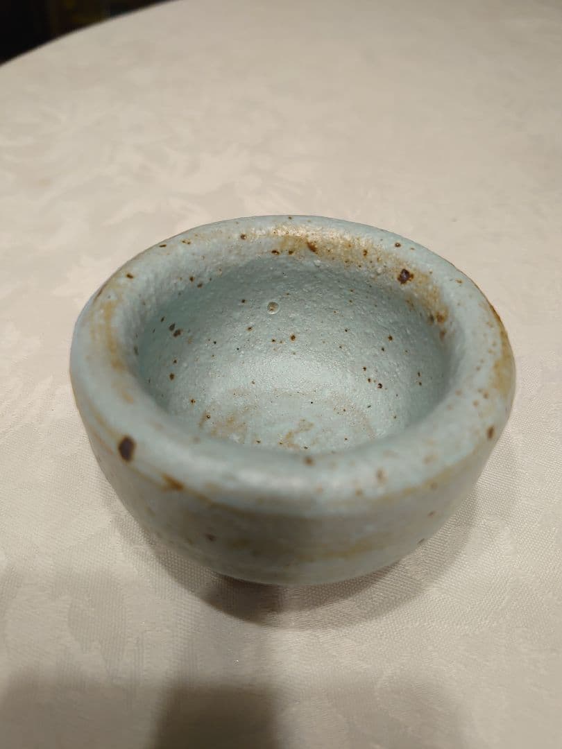 陶器製カラフル茶碗３個セット ロクロ作品 ２０２５年作。陶芸家(たまご)