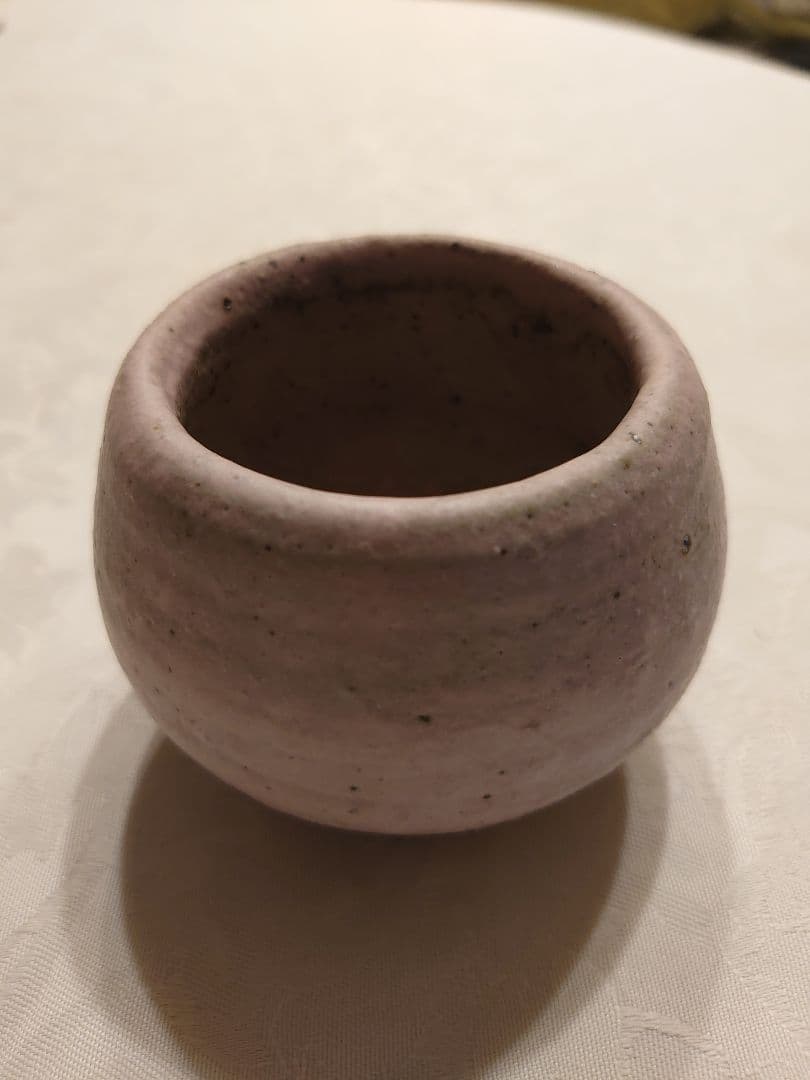 陶器製カラフル茶碗３個セット ロクロ作品 ２０２５年作。陶芸家(たまご)