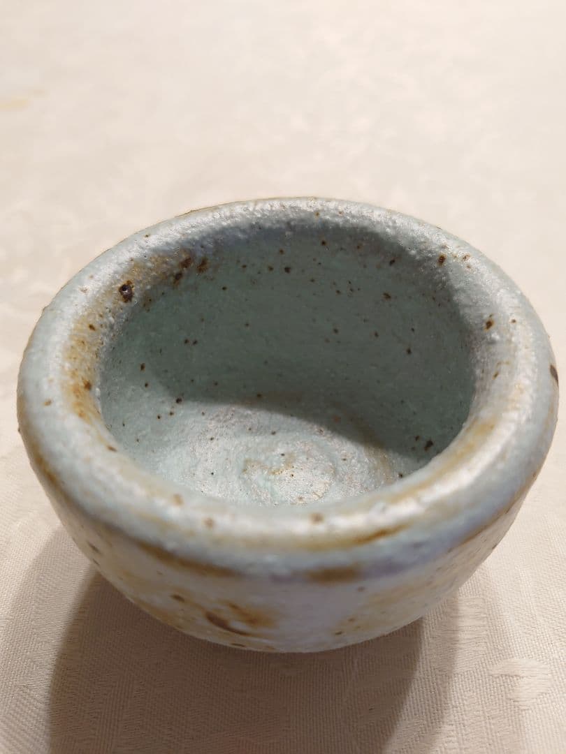 陶器製カラフル茶碗３個セット ロクロ作品 ２０２５年作。陶芸家(たまご)