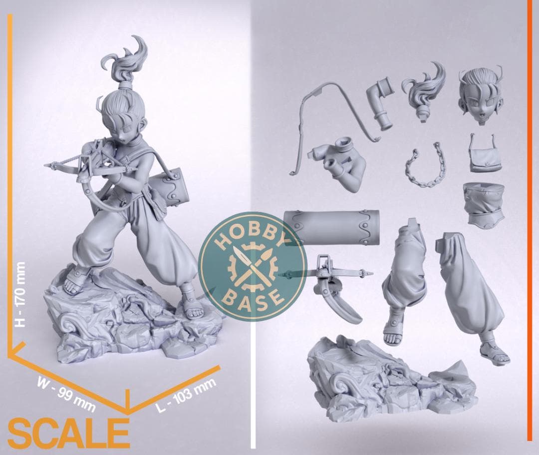 マール 1/10 フィギュア ガレージキット 未塗装未組立 クロノ・トリガー