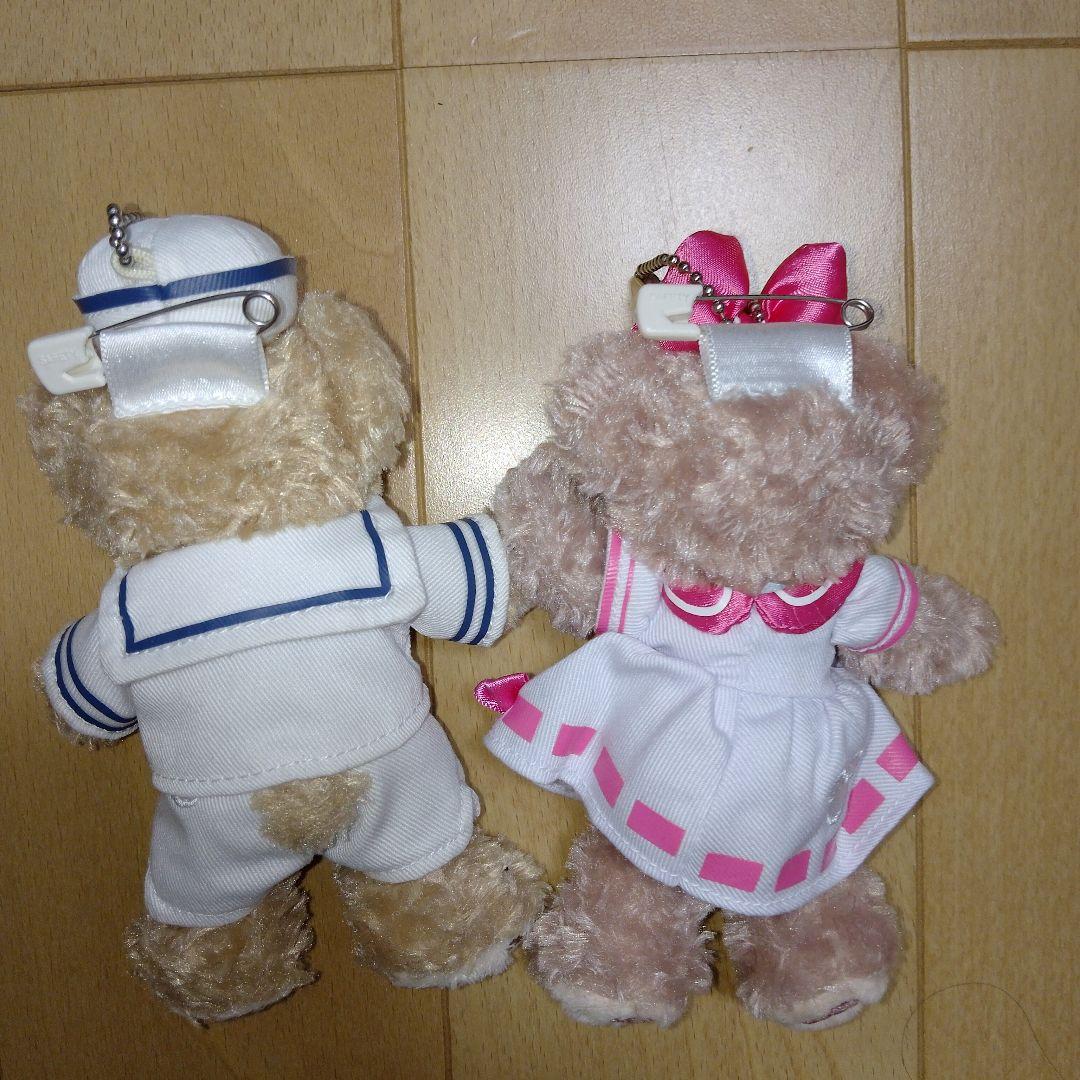 ダッフィーフレンズぬいぐるみバッジ　シェリーメイ　ステラルー　ダッフィー