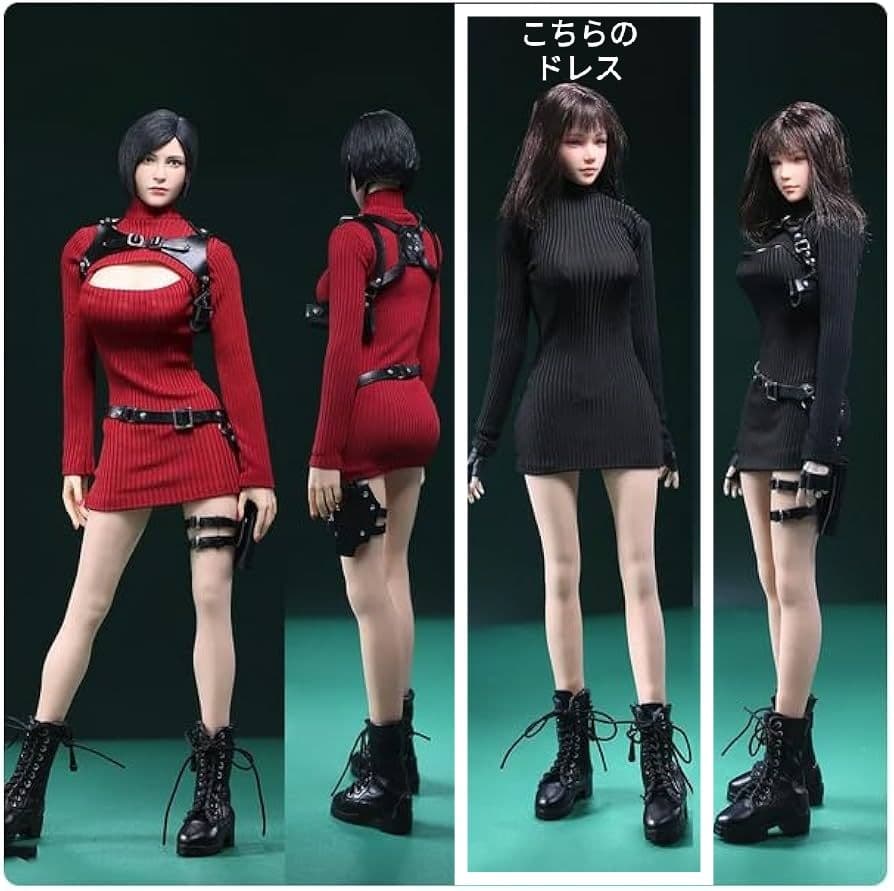 1/6 TBLeague YMTOYS YMT065 エイダ風黒衣装 シームレス