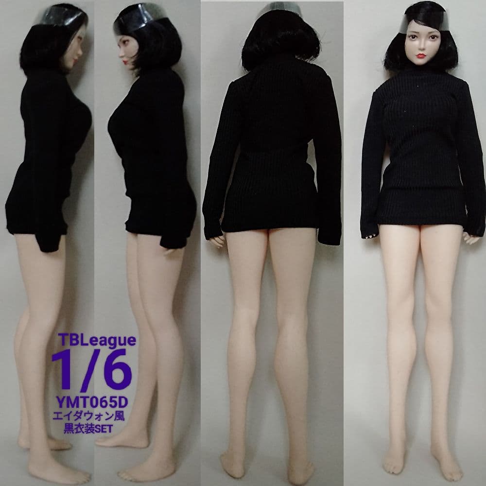 1/6 TBLeague YMTOYS YMT065 エイダ風黒衣装 シームレス