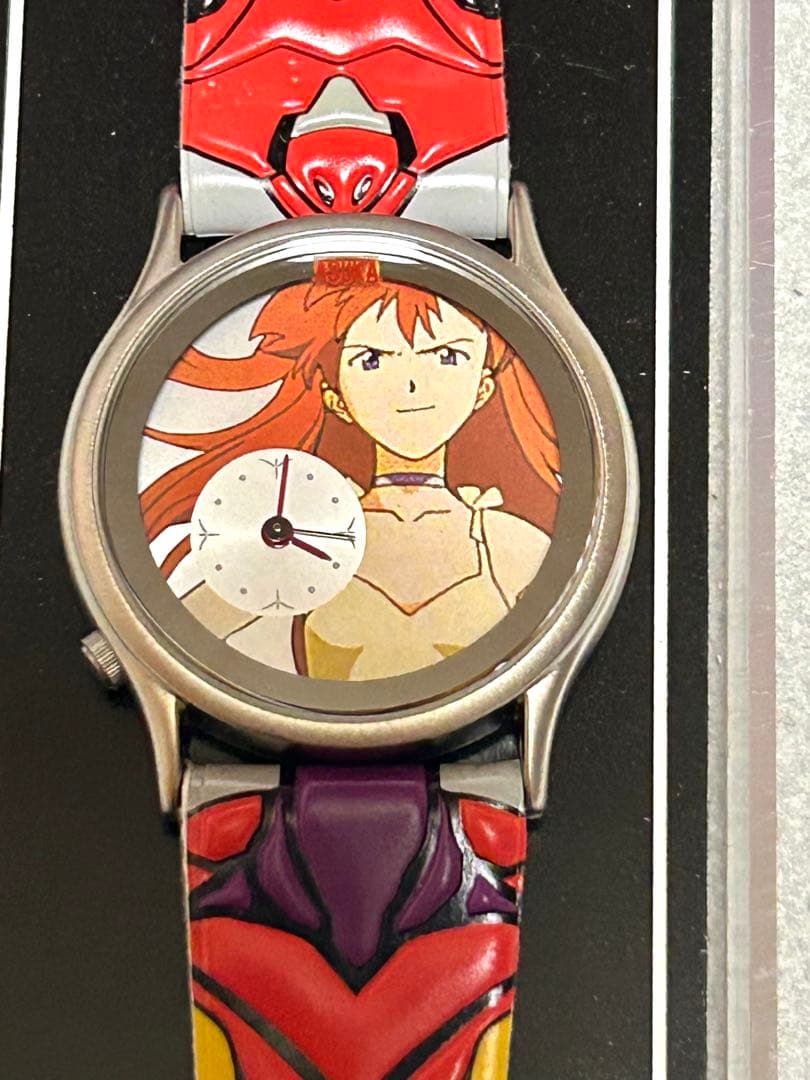 エヴァンゲリオン アスカ 限定シリアル0525 コレクターズウォッチ