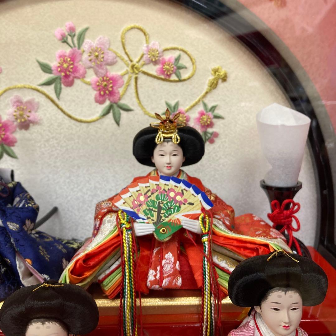 黒塗円型五人ケース