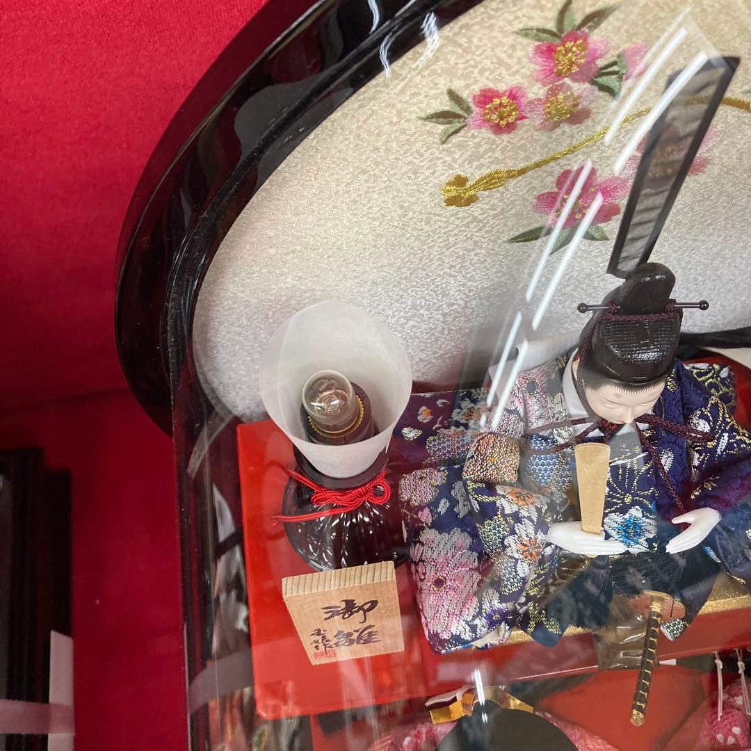 黒塗円型五人ケース