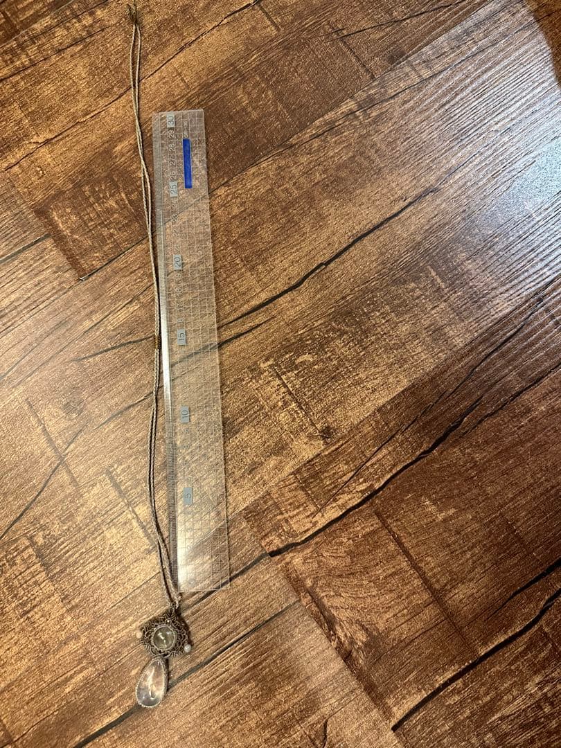 マクラメ編み ペンダントネックレス 天然石