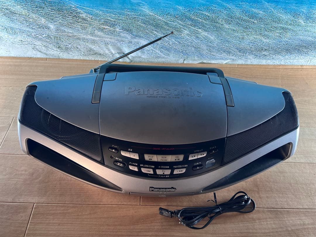パナソニックRX-ED75コブラトップCD ラジカセ　昭和レトロ　動作品中古