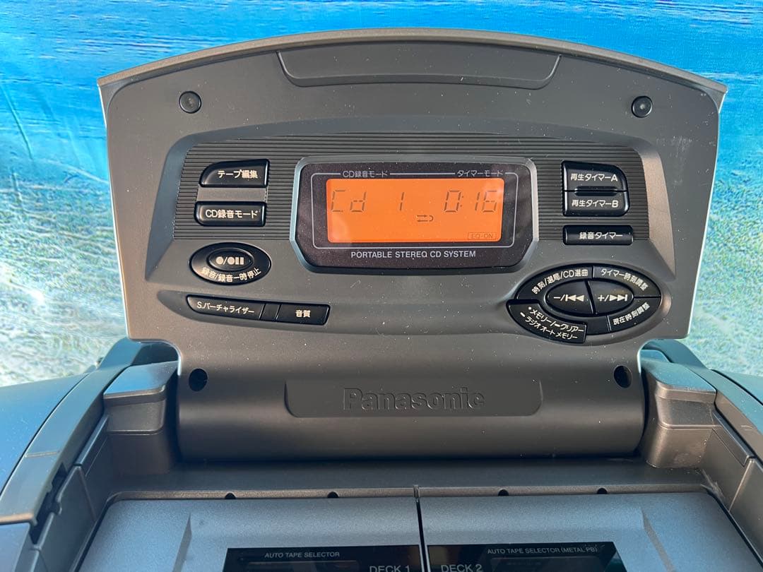 パナソニックRX-ED75コブラトップCD ラジカセ　昭和レトロ　動作品中古
