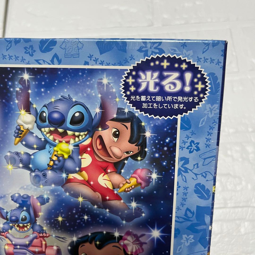 未使用　ディズニー　スティッチ　ジグソーパズル　1000ピース　光る