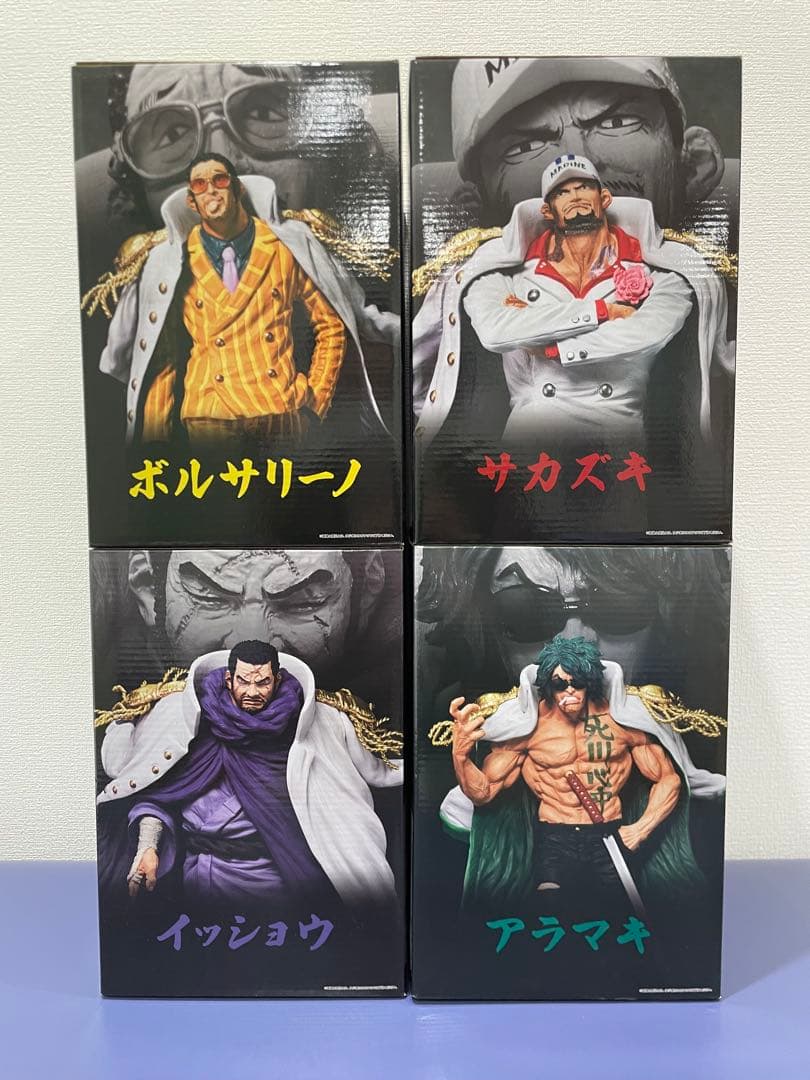 一番くじワンピース 絶対的正義MASTERLISE 4体