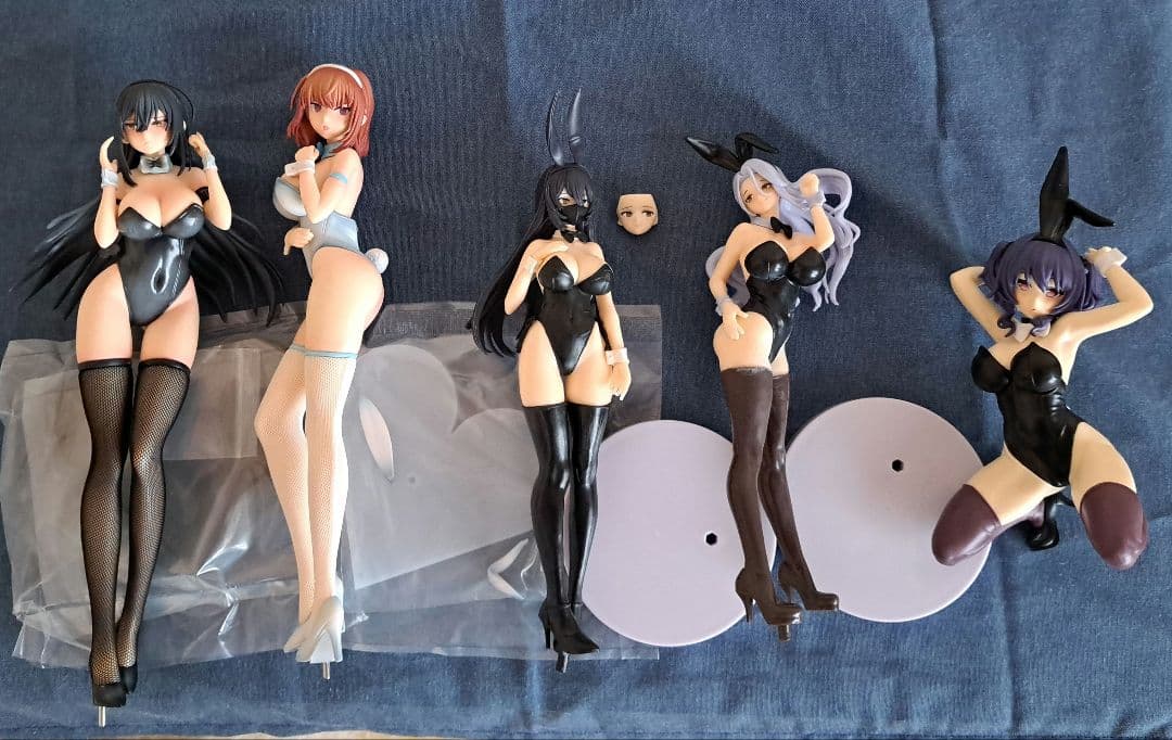 【セクシーフィギュア】　バニーガール　5体　まとめ売り