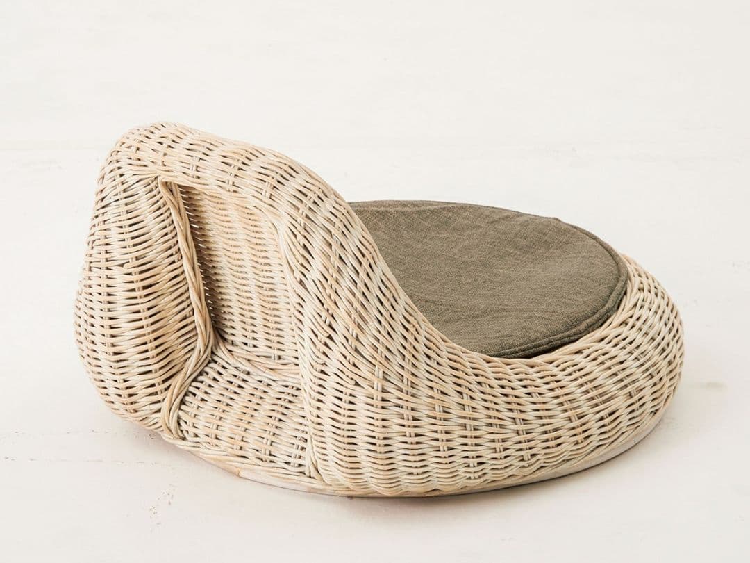 FLYMEe ラタンチェア クッション付き